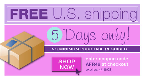 Free U.S. Shipping - 5 Days Only