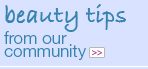 Submit your beauty tips