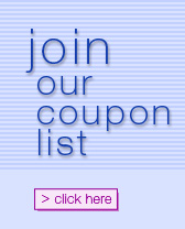 Join our coupon list