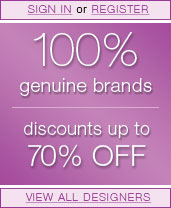 100% genuine brands, discounts up to 70% OFF