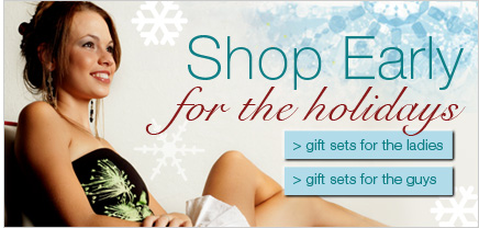 Shop early for the holidays Shop early for the holidays