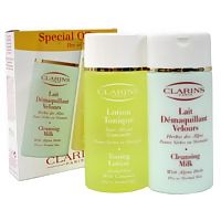 SKINCARE CLARINS by CLARINS Clarins Cleansing Coffret : Cleansing Milk 200ml + Toning Lotion 200ml N/D Skin--2pcs,CLARINS,Skincare