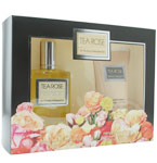 TEA ROSE by Perfumers Workshop - SET-EDT SPRAY 4 OZ & BODY LOTION 4.4 OZ
