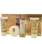 Bellagio By Bellagio 4 Piece Mini Set With EDT .2 Oz Mini & Aftershave Balm .68 Oz & Shower Gel .68 Oz & Soap