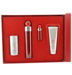 Perry Ellis 360 Red Edt Spray 3.4 Oz & Aftershave Balm 3 Oz & Deodorant Stick 2.7 Oz & Edt Spray