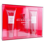 BURBERRY BRIT RED by Burberry - EAU DE PARFUM SPRAY 3.4 OZ & BODY LOTION 3.3 OZ & BODY WASH 3.3 OZ