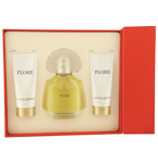 FLORE by Carolina Herrera - EAU DE PARFUM SPRAY 3.4 OZ & BODY LOTION 3.4 OZ & SHOWER GEL 3.4 OZ