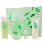 Green Tea By Elizabeth Arden EDP Spray 100ml & Body Lotion 100ml & Shower Gel 100ml & EDP .12 Oz Mini
