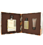 Terre D'hermes By Hermes EDT Spray 100ml & All Over Shower Gel 1.35 Oz & Alcohol Free Aftershave Balm .50 Oz