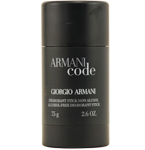 ARMANI CODE by Giorgio Armani ALCOHOL FREE DEODORANT STICK 2.6 O