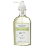 AROMA REMEDY by Aroma - BATH & BODY MASSAGE OIL 9 OZ BLEND OF TEA TREE, GERANIUM, AND MAY CHANG (PRESERVATIVE FREE)