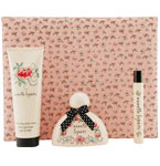 Nanette Lepore By Nanette Lepore EDP Spray 50ml & Body Cream 75ml & EDP Roll-On Pen .41 Oz Mini