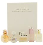 CHRISTIAN DIOR VARIETY by Christian Dior - 5 PIECE MINI VARIETY WITH PURE POISON & DIOR ADDICT 2 & DUNE & MISS DIOR CHERIE & DIORISSIMO & ALL ARE SPRAY .25 OZ MINIS