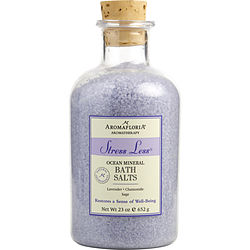 STRESS LESS by Aromafloria - OCEAN MINERAL BATH SALTS 23 OZ BLEND OF LAVENDER, CHAMOMILE, AND SAGE
