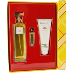 FIFTH AVENUE FIFTH AVENUE by Elizabeth Arden SET-EAU DE PARFUM SPRAY 2.5 OZ & BODY LOTION 3.3 OZ & CREAM CLEANSER 3.3 OZ & PARFUM .12 OZ MINI for WOMEN
