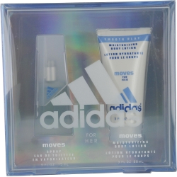 ADIDAS MOVES ADIDAS MOVES by Adidas SET-EDT SPRAY .5 OZ & BODY LOTION 3 OZ for WOMEN