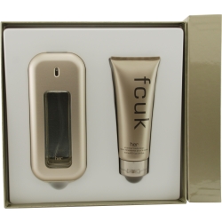 FCUK FCUK by French Connection SET-EDT SPRAY 3.4 OZ & SHIMMER BODY LOTION 3.4 OZ for WOMEN