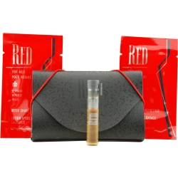 TRIPLE MINI SAMPLER WITH VIAL AND TWO AFTERSHAVE SAMPLERS