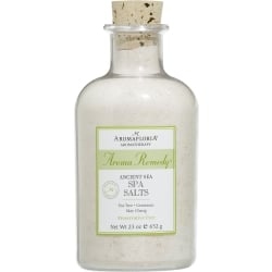 AROMA REMEDY by Aromafloria - ANCIENT SEA SPA SALTS 23 OZ BLEND OF TEA TREE, GERANIUM, AND MAY CHANG (PRESERVATIVE FREE)