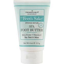 FOR FEET'S SAKE by Aromafloria - INTENSE REPAIR SPA FOOT BUTTER 4 OZ BLEND OF TEA TREE AND MINT