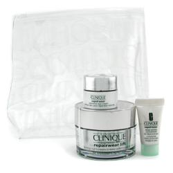 CLINIQUE by Clinique Repairwear Set: Night Cream 50ml + Serum 7ml + Eye Cream 7ml + Bag-3pcs+1bag for WOMEN