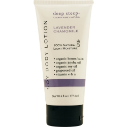 DEEP STEEP by Deep Steep LAVENDER-CHAMOMILE ORGANIC SOY BODY LOTION 6 OZ for UNISEX