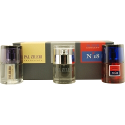 SET-3 PIECE MENS VARIETY WITH PAL ZILERI & PAL ZILERI SARTORIALE & PAL ZILERI CONCEPT N 18 & ALL ARE EDT SPRAY 1 OZ SET-3 PIECE MENS VARIETY WITH PAL ZILERI & PAL ZILERI SARTORIALE & PAL ZILERI CONCEPT N 18 & ALL ARE EDT SPRAY 1 OZ