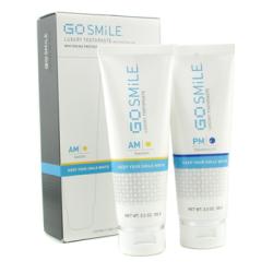 GoSmile Luxury Toothpaste Duo: AM Energy 100g/3.5oz + PM Tranquility 100g/3.5oz -2x100g/3.5oz for WOMEN