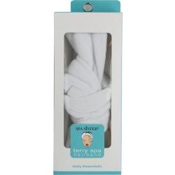 SPA ACCESSORIES TERRY-KNOT SPA HAIRBAND - WHITE for UNISEX