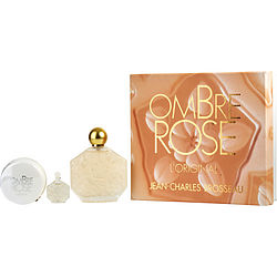 OMBRE ROSE by Jean Charles Brosseau SET-EDT SPRAY 3.4 OZ & BODY POWDER .4 OZ & EDT .17 OZ MINI for WOMEN