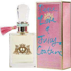 PEACE LOVE & JUICY COUTURE by Juicy Couture EAU DE PARFUM SPRAY 3.4 OZ for WOMEN PEACE LOVE & JUICY COUTURE by Juicy Couture EAU DE PARFUM SPRAY 3.4 OZ for WOMEN