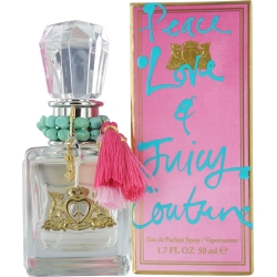 PEACE LOVE & JUICY COUTURE by Juicy Couture EAU DE PARFUM SPRAY 1.7 OZ for WOMEN PEACE LOVE & JUICY COUTURE by Juicy Couture EAU DE PARFUM SPRAY 1.7 OZ for WOMEN