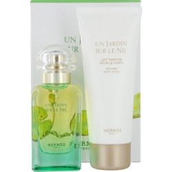 UN JARDIN SUR LE NIL by Hermes EDT SPRAY 1.7 OZ & BODY LOTION 2.5 OZ (TRAVEL OFFER) for WOMEN