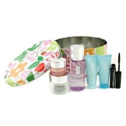 CLINIQUE by Clinique Travel Set: Makeup Remover + Youth Surge Night + Turnaround Masque + Turnaround Concentrate + All About Eyes + Mascara --6pcs for WOMEN