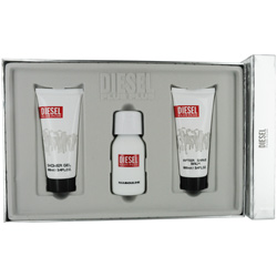 DIESEL PLUS PLUS DIESEL PLUS PLUS by Diesel SET-EDT SPRAY 2.5 OZ & AFTERSHAVE BALM 3.4 OZ & SHOWER GEL 3.4 OZ for MEN