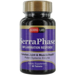 Sedona Labs SerraPhase Inflammation Response Promotes Joint & Muscle Health-- Dietary Supplement 90 Tablets for UNISEX