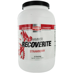 Hammer Nutrition Recoverite- Strawberry Flavor-Glutamine Fortified Recovery Drink- 32 servings... by 