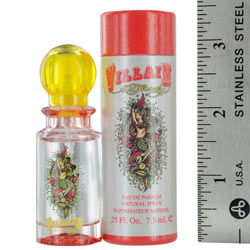 ED HARDY VILLAIN by Christian Audigier EAU DE PARFUM SPRAY .25 OZ MINI for WOMEN