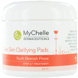 MyChelle Clear Skin Clarifying Pads (Youth Blemish Prone) Step 2 - 60ct for WOMEN