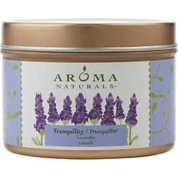 TRANQUILITY AROMATHERAPY by Tranquility Aromatherapy ONE 2.5x1.75 inch TIN SOY AROMATHERAPY CANDLE. THE ESSENTIAL OIL OF LAVENDER IS KNOWN FOR ITS CALMING AND HEALING BENEFITS. BURNS APPROX. 15 HRS. for UNISEX