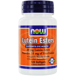NOW Foods by Now Lutein Esters Supports Eye Health 20 mg-120 Softgels for UNISEX