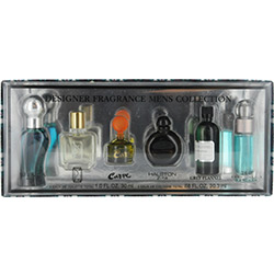 MENS DESIGNER VARIETY by MENS DESIGNER VARIETY SET-6 PIECE MINI VARIETY WITH CURVE & PERRY ELLIS 360 & HALSTON Z-14 & GREY FLANNEL & WINGS & PAUL SEBASTIAN AND ALL ARE MINIS for MEN