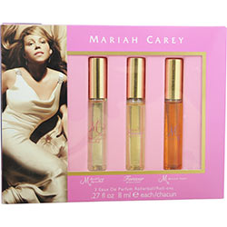 MARIAH CAREY VARIETY by Mariah Carey SET-3 PIECE MINI VARIETY SET WITH M BY MARIAH CAREY & M BY MARIAH CAREY LUSCIOUS PINK & MARIAH CAREY FOREVER AND ALL ARE EAU DE PARFUM .27 OZ ROLLERBALL MINIS for WOMEN