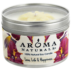 AMBIANCE AROMATHERAPY by Ambiance Aromatherapy ONE 6.5 inch TIN SOY AROMATHERAPY CANDLE WITH YELLOW SUNFLOWER. COMBINES THE ESSENTIAL OILS OF ORANGE & LEMONGRASS. BURNS APPROX. 40 HRS. for UNISEX