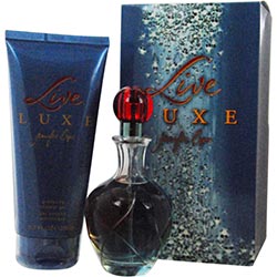 LIVE LUXE by Jennifer Lopez SET-EAU DE PARFUM SPRAY 3.4 OZ & GLITTERING SHOWER GEL 6.7 OZ for WOMEN