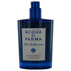 ACQUA DI PARMA BLUE MEDITERRANEO by Acqua Di Parma MANDORLO DI SICILIA EDT SPRAY 2.5 OZ - 95% FULL for MEN