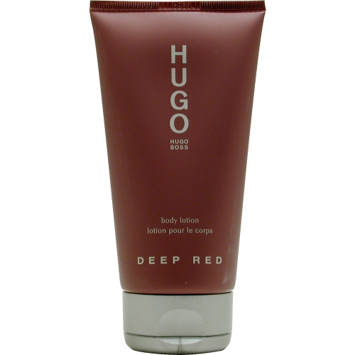 hugo deep red body lotion