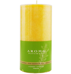 RELAXING AROMATHERAPY by Relaxing Aromatherapy - ONE 2.75 X 5 inch PILLAR AROMATHERAPY CANDLE.  COMBINES THE ESSENTIAL OILS OF LAVENDER AND TANGERINE TO CREATE A FRAGRANCE THAT REDUCES STRESS.  BURNS APPROX. 75 HRS