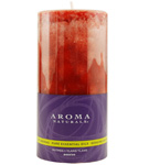 SENSUAL AROMATHERAPY ONE 3x4 inch PILLAR, AROMATHERAPY CANDLE.  COMBINES THE OILS OF SANDALWOOD & YLANGYLANG KNOWN FOR THEIR STIMULATING QUALITIES. BURNS APPROX. 90 HRS.,SENSUAL AROMATHERAPY,Candle