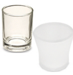 VOTIVE HOLDER - CLEAR VOTIVE CYLINDER